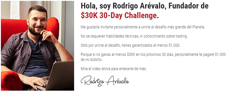 Rodrigo Arévalo - CEO de 30 Day Challenge