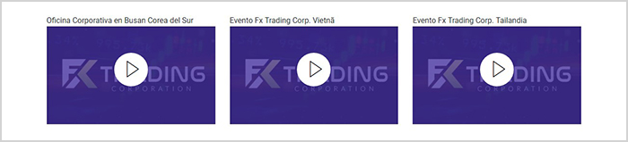 En Youtube tenemos a nuestra disposición vídeos sobre la empresa FX Trading Corporation