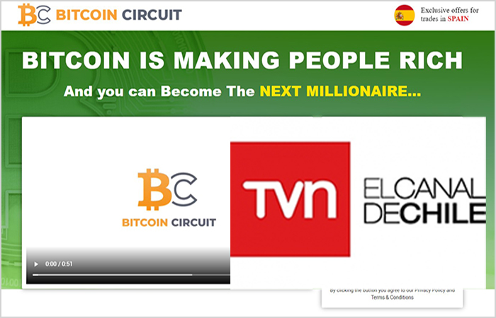 Bitcoin circuit utiliza a la TVN para crear noticias falsas